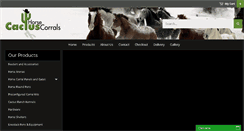 Desktop Screenshot of cactuscorrals.com